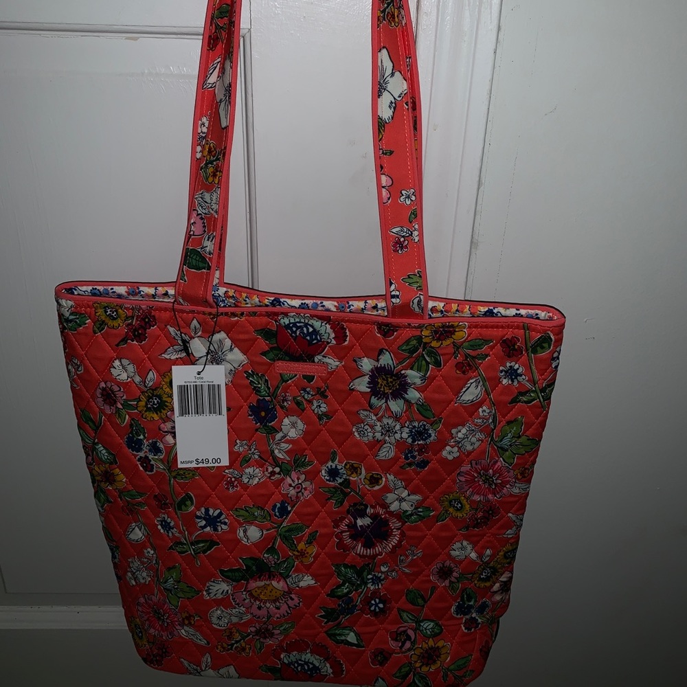 Vera Bradley Tote Coral Floral